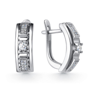 Серьги из золота с бриллиантами