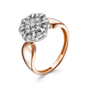 Кольцо из золота с бриллиантами