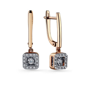 Серьги из золота с бриллиантами