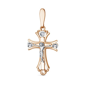 Крест из золота с бриллиантами