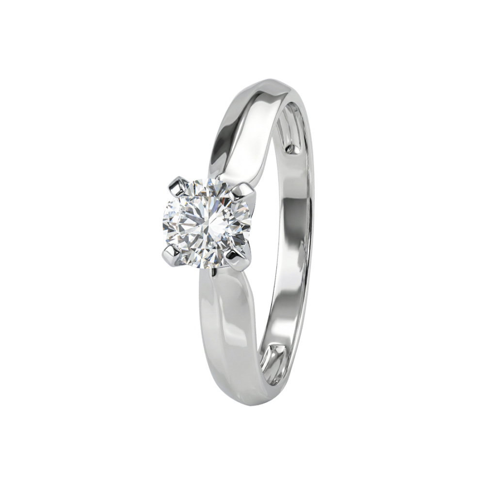 Кольцо из золота с бриллиантами выращенными