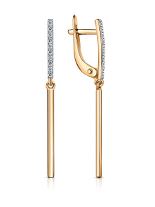 Серьги из золота с бриллиантами