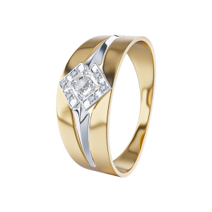 Кольцо из золота с бриллиантами