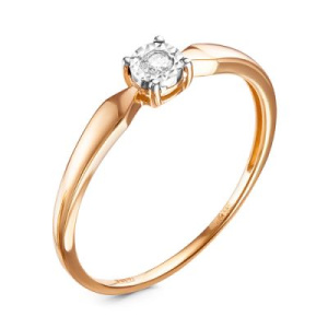 Кольцо из золота с бриллиантами