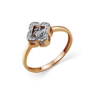 Кольцо из золота с бриллиантами