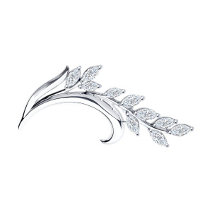 Брошь из серебра