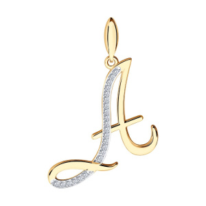 Буква из золота