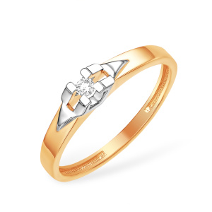 Кольцо из золота с бриллиантами