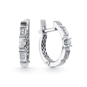 Серьги из золота с бриллиантами