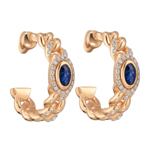 Серьги из золота Premium
