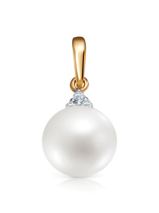 Подвеска из золота с полудрагоценными вставками