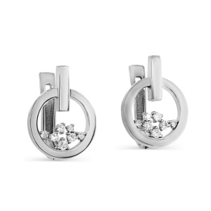 Серьги из золота с бриллиантами