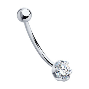 Пирсинг из белого золота