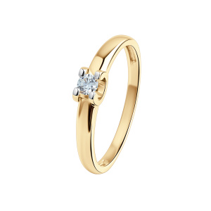 Кольцо из золота с бриллиантами