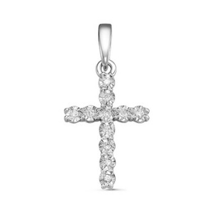 Крест из золота с бриллиантами