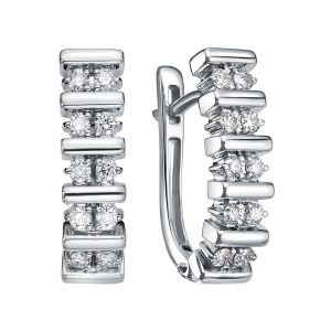 Серьги из золота с бриллиантами