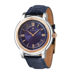 Часы из серебра с золотом