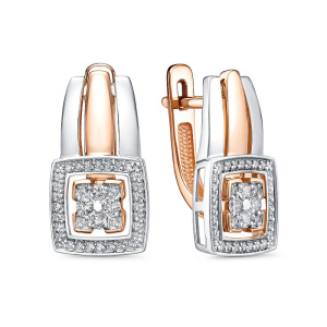 Серьги из золота с бриллиантами