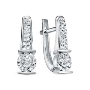 Серьги из золота с бриллиантами