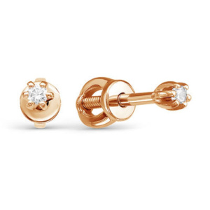 Серьги из золота с бриллиантами