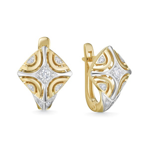 Серьги из золота с бриллиантами