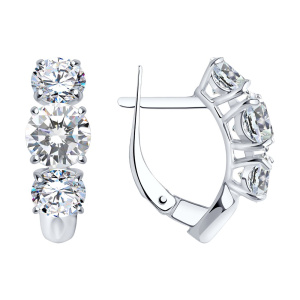 Серьги из серебра