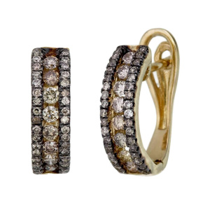 Серьги из золота Premium