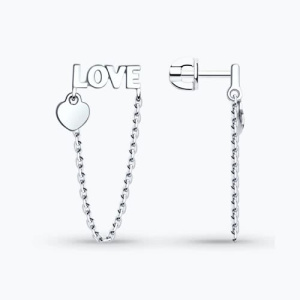 Серьги из серебра