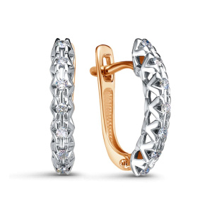 Серьги из золота с бриллиантами