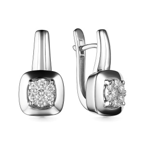 Серьги из золота с бриллиантами