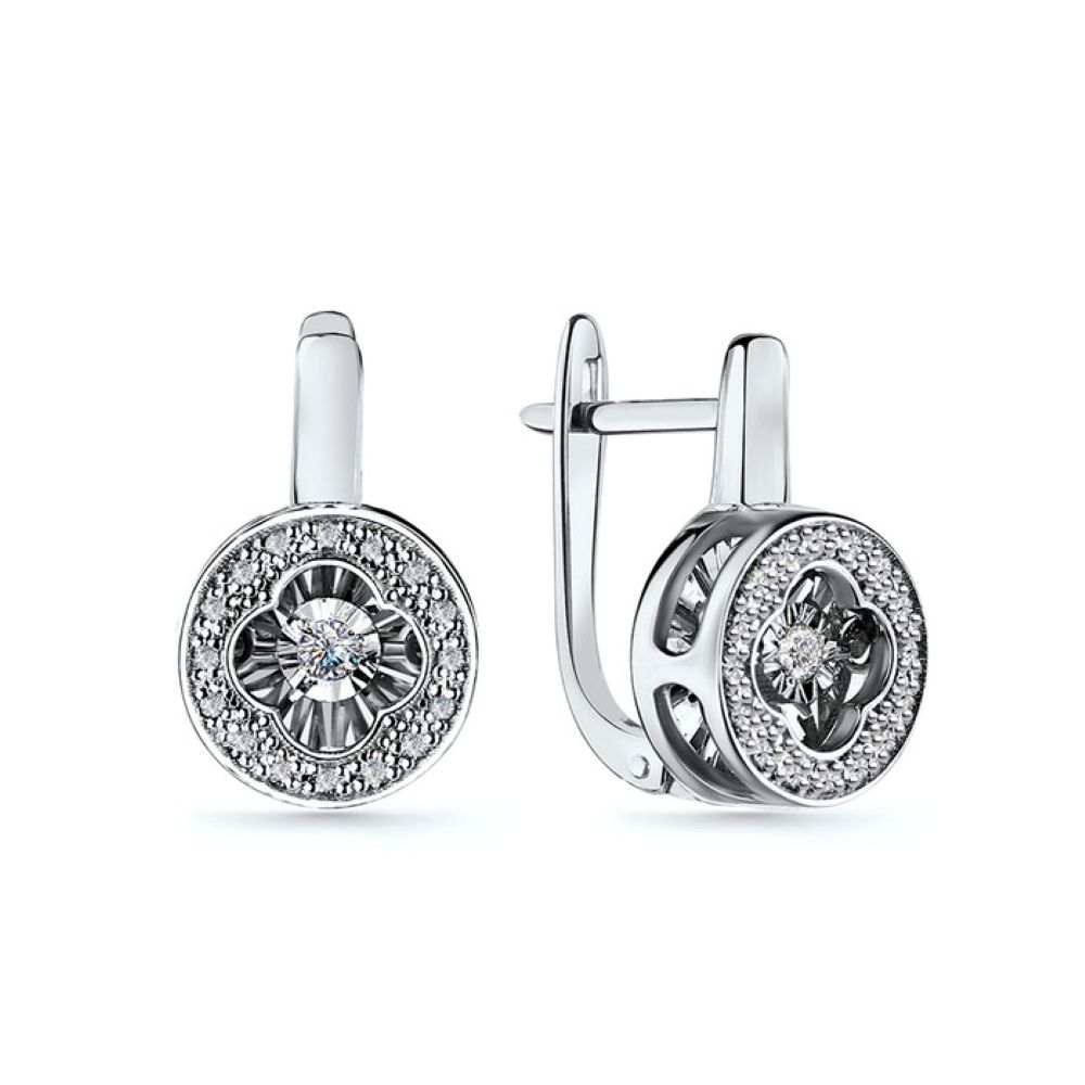 Серьги из золота с бриллиантами