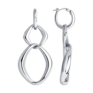 Серьги из серебра