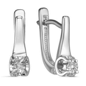 Серьги из золота с бриллиантами