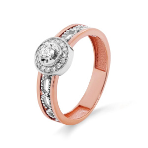 Кольцо из золота с бриллиантами