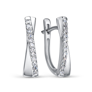 Серьги из золота с бриллиантами