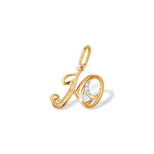 Буква из золота