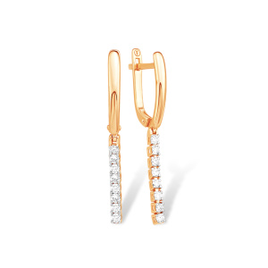 Серьги из золота с бриллиантами