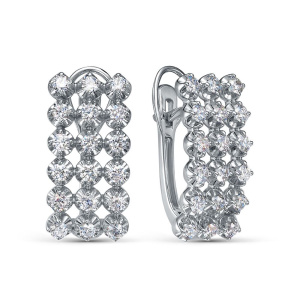 Серьги из золота с бриллиантами