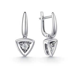 Серьги из золота с бриллиантами