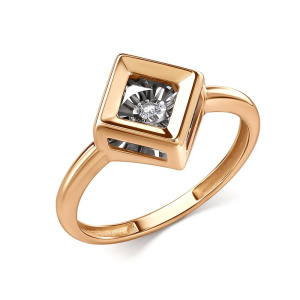 Кольцо из золота с бриллиантами