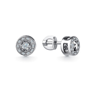 Серьги из золота с бриллиантами