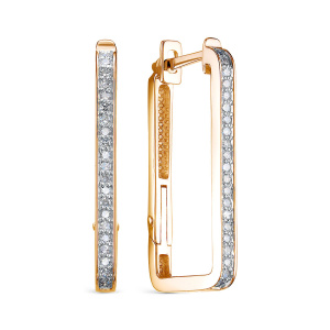 Серьги из золота с бриллиантами