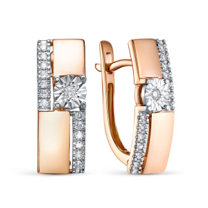 Серьги из золота с бриллиантами