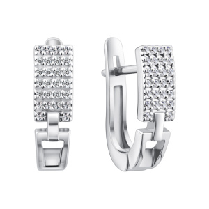 Серьги из золота с бриллиантами