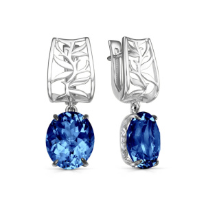 Серьги из золота Premium