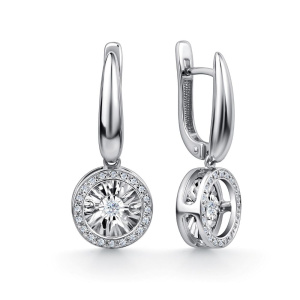 Серьги из золота с бриллиантами