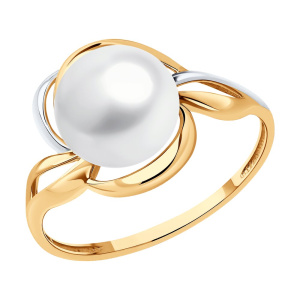 Кольцо из золота с полудрагоценными вставками