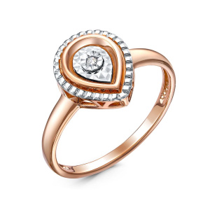 Кольцо из золота с бриллиантами