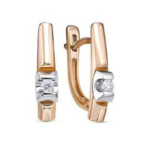 Серьги из золота с бриллиантами