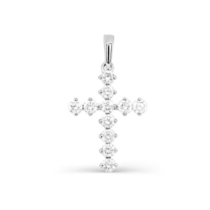 Крест из золота с бриллиантами